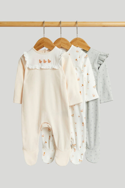 3 Pack All-in-Ones - Multicolor / Up to 1 Month