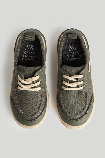 Khaki Boat Shoes