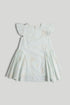 Embroidered Cotton Dress - Light Blue / 9-10 Years