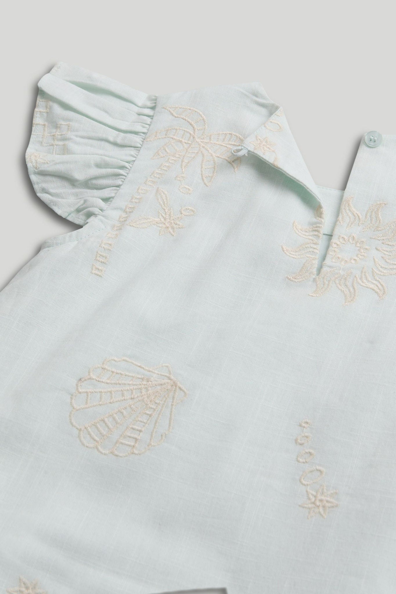 Embroidered Cotton Dress