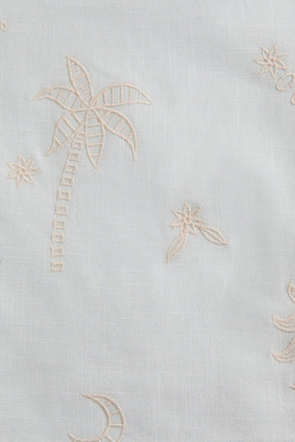 Embroidered Cotton Dress