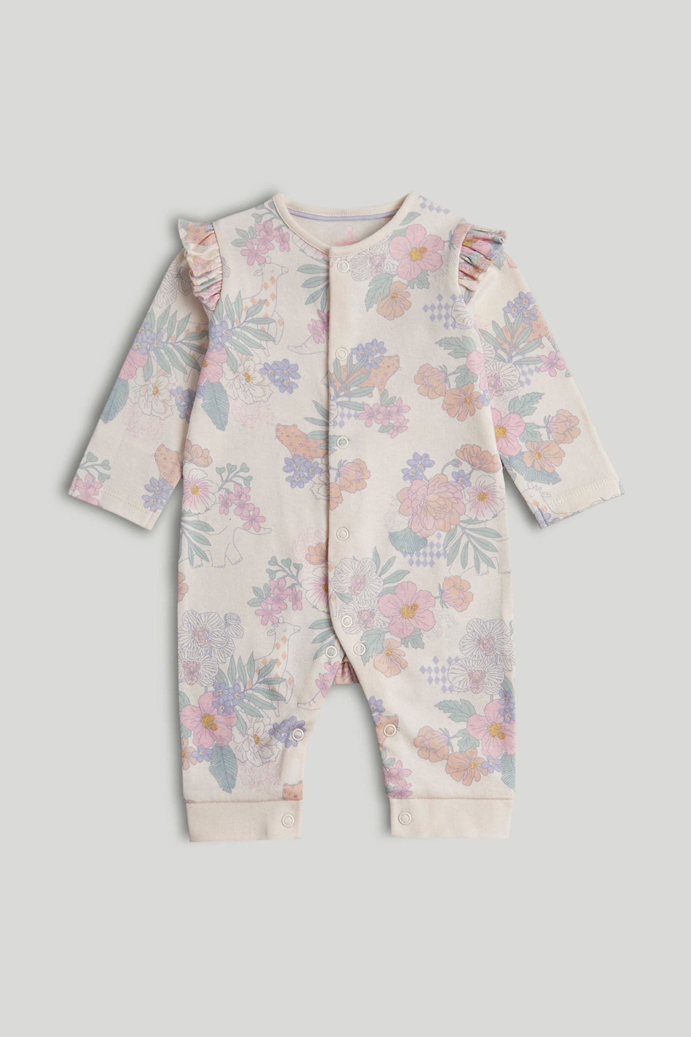 3 Pack Tropical Footless Sleepsuits