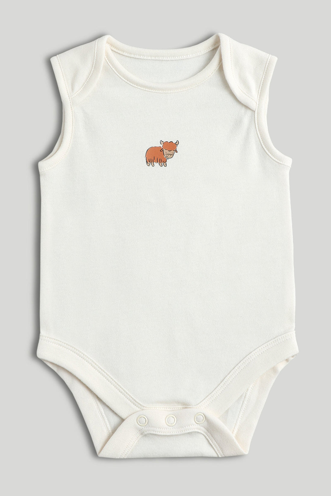 5 Pack Highland Cow Sleeveless Bodysuits