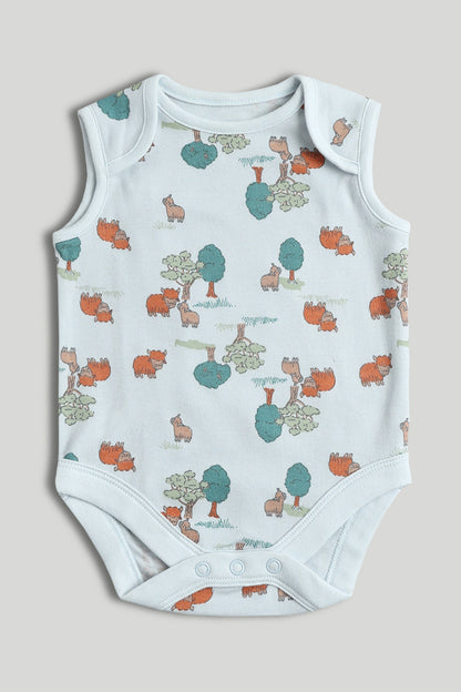 5 Pack Highland Cow Sleeveless Bodysuits