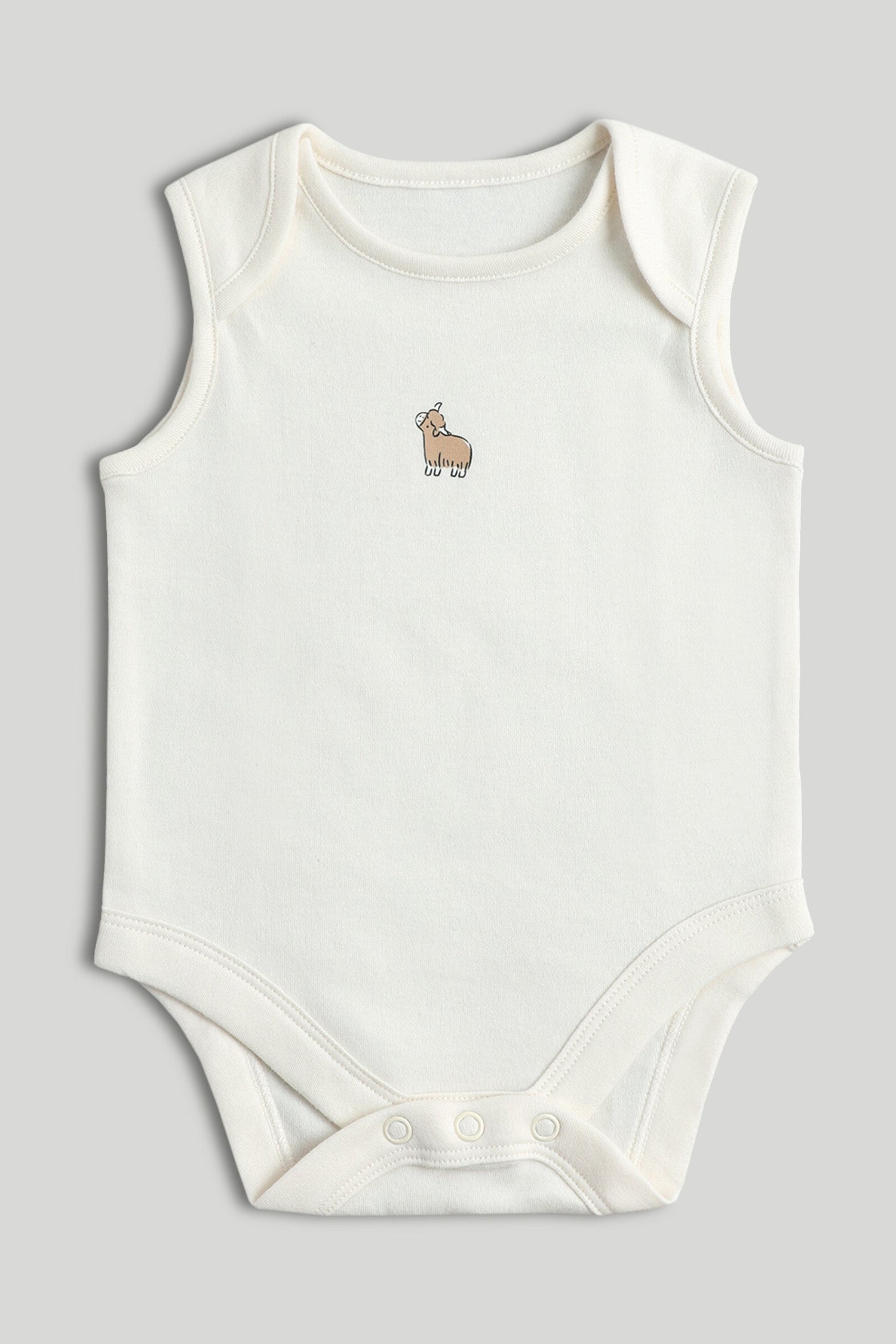 5 Pack Highland Cow Sleeveless Bodysuits