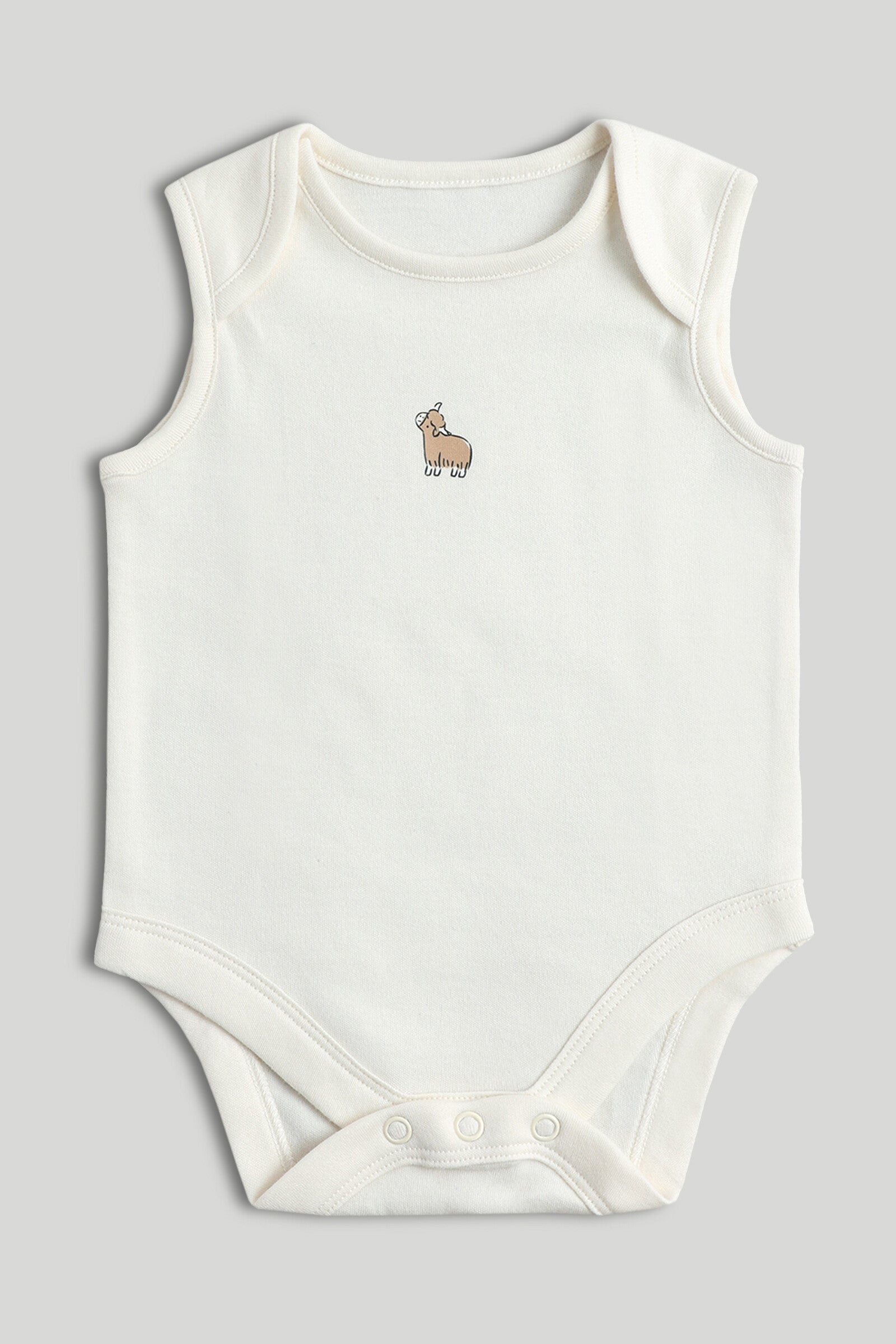 5 Pack Highland Cow Sleeveless Bodysuits