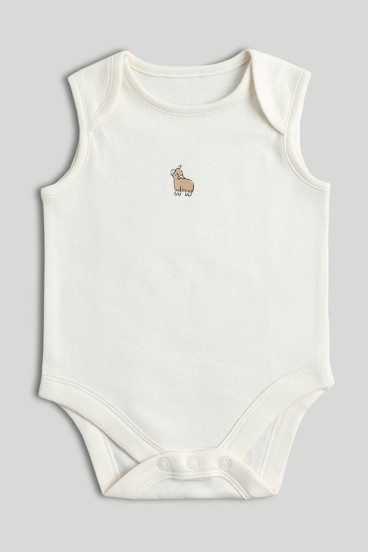 5 Pack Highland Cow Sleeveless Bodysuits