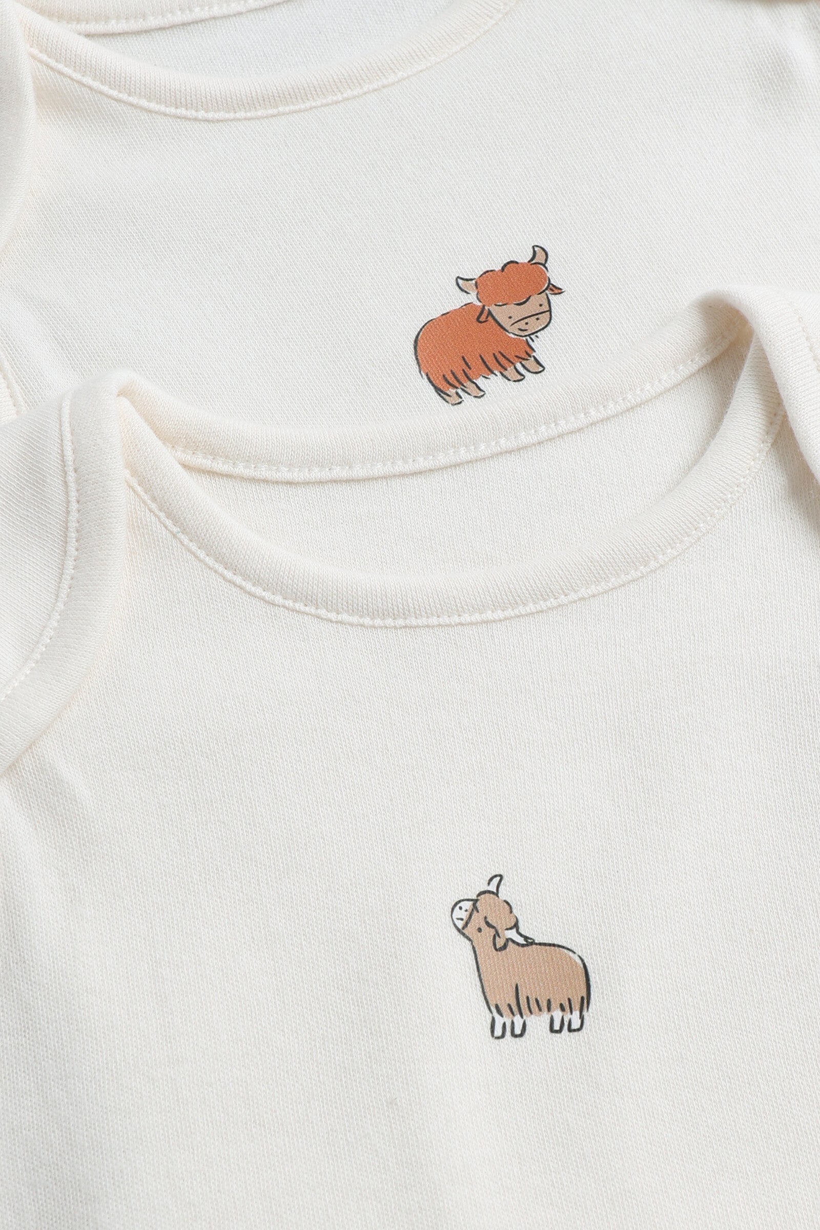 5 Pack Highland Cow Sleeveless Bodysuits