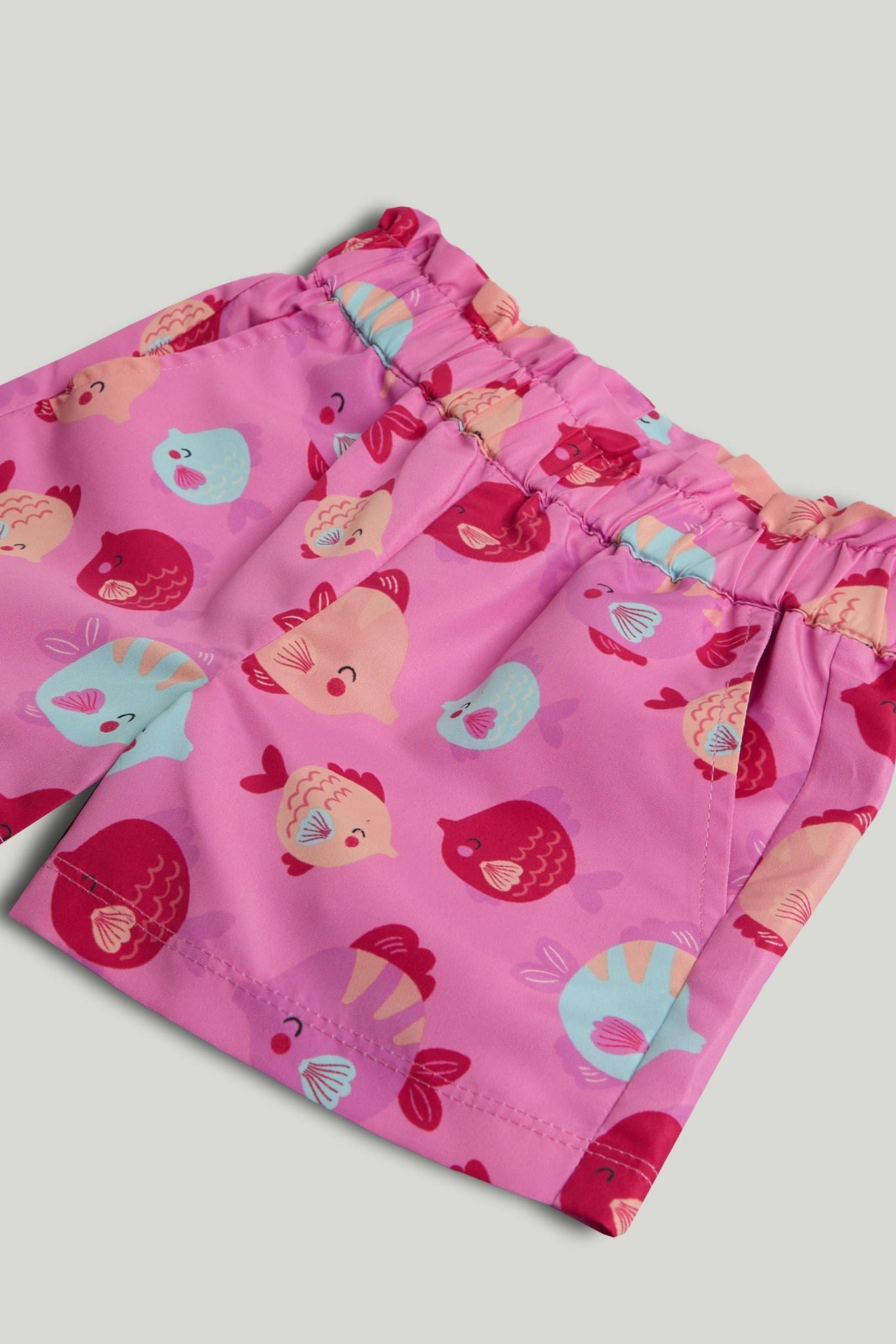 Pink Fish Swim Shorts
