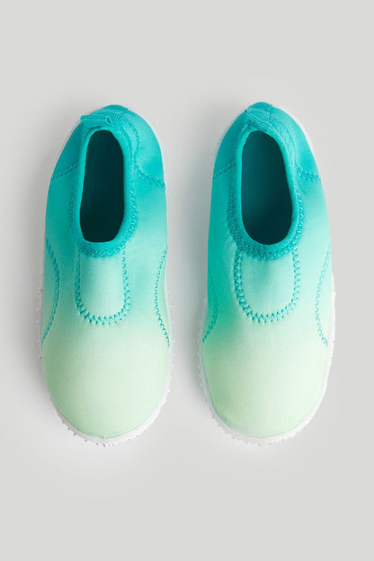 Green Ombre Swim Shoes