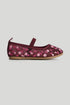Brown Floral Ballerina Shoes - Brown / 1-1.5 Years