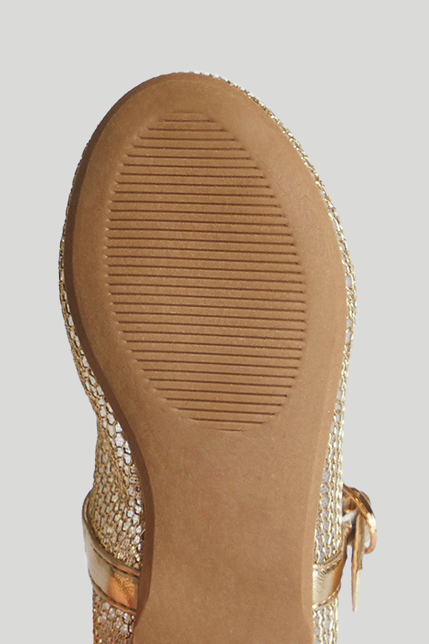 Gold Ballerina Shoes