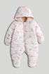 Pink Butterfly Snowsuit - Pink / Up to 1 Month