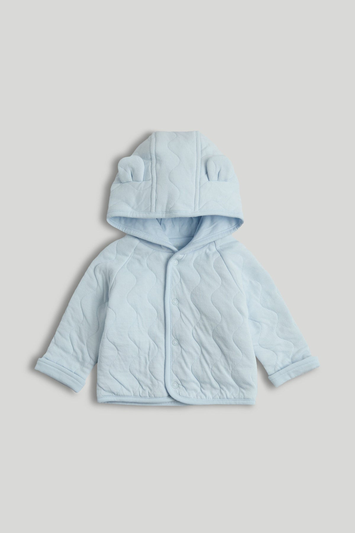 Blue Quilted Jacket