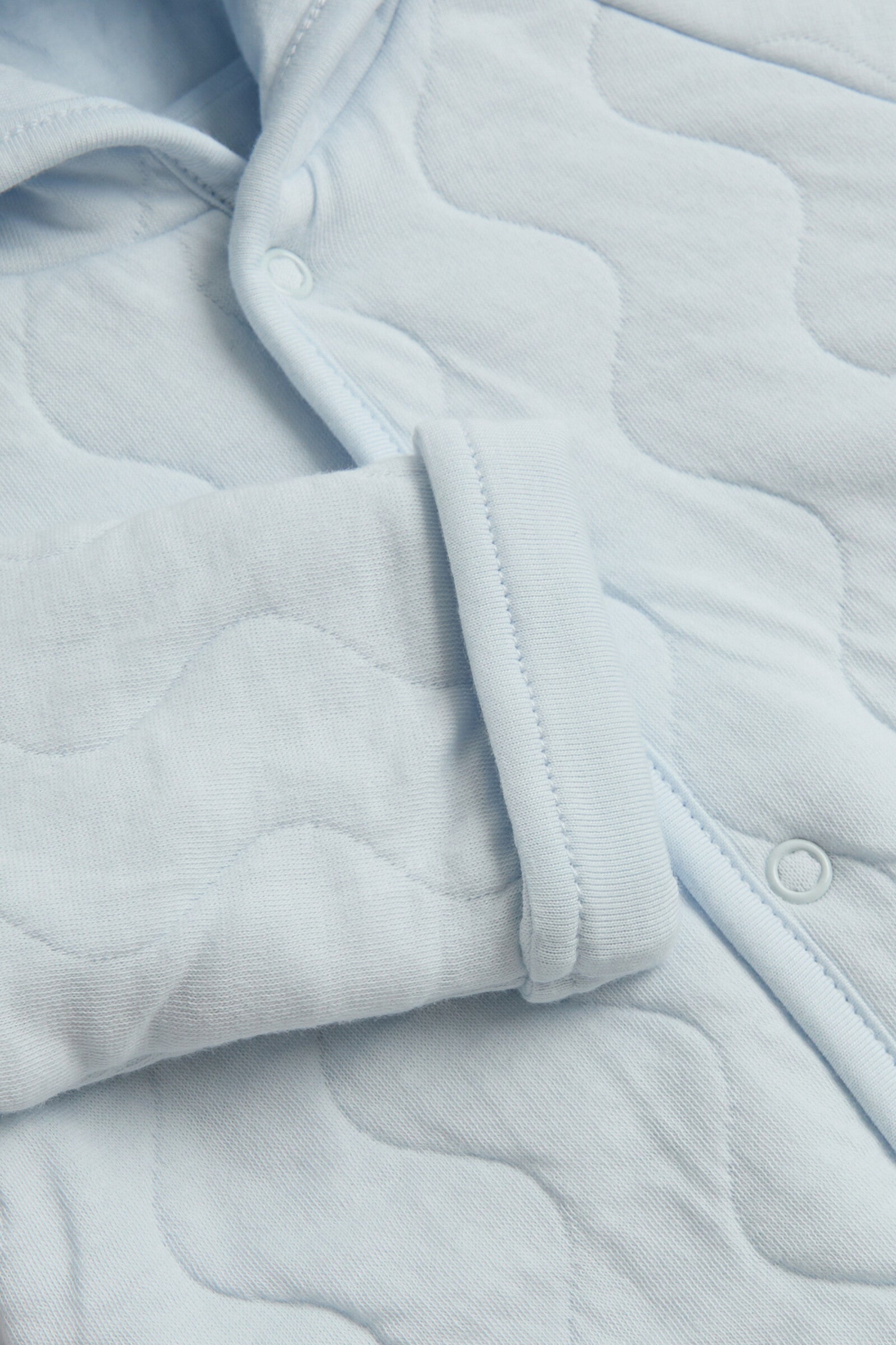 Blue Quilted Jacket