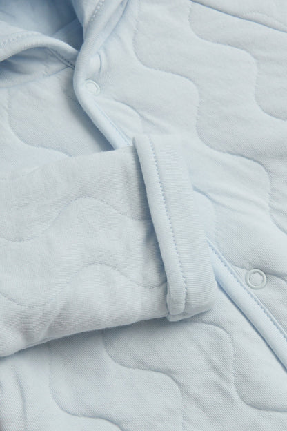 Blue Quilted Jacket