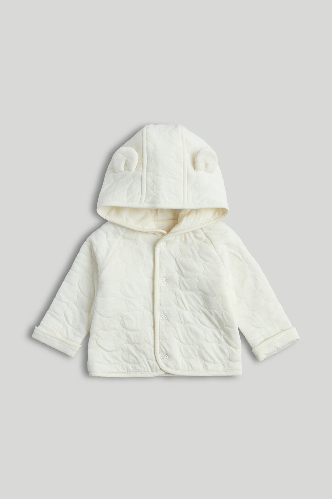 Cream Quilted Jacket - Beige / 12-18 Months