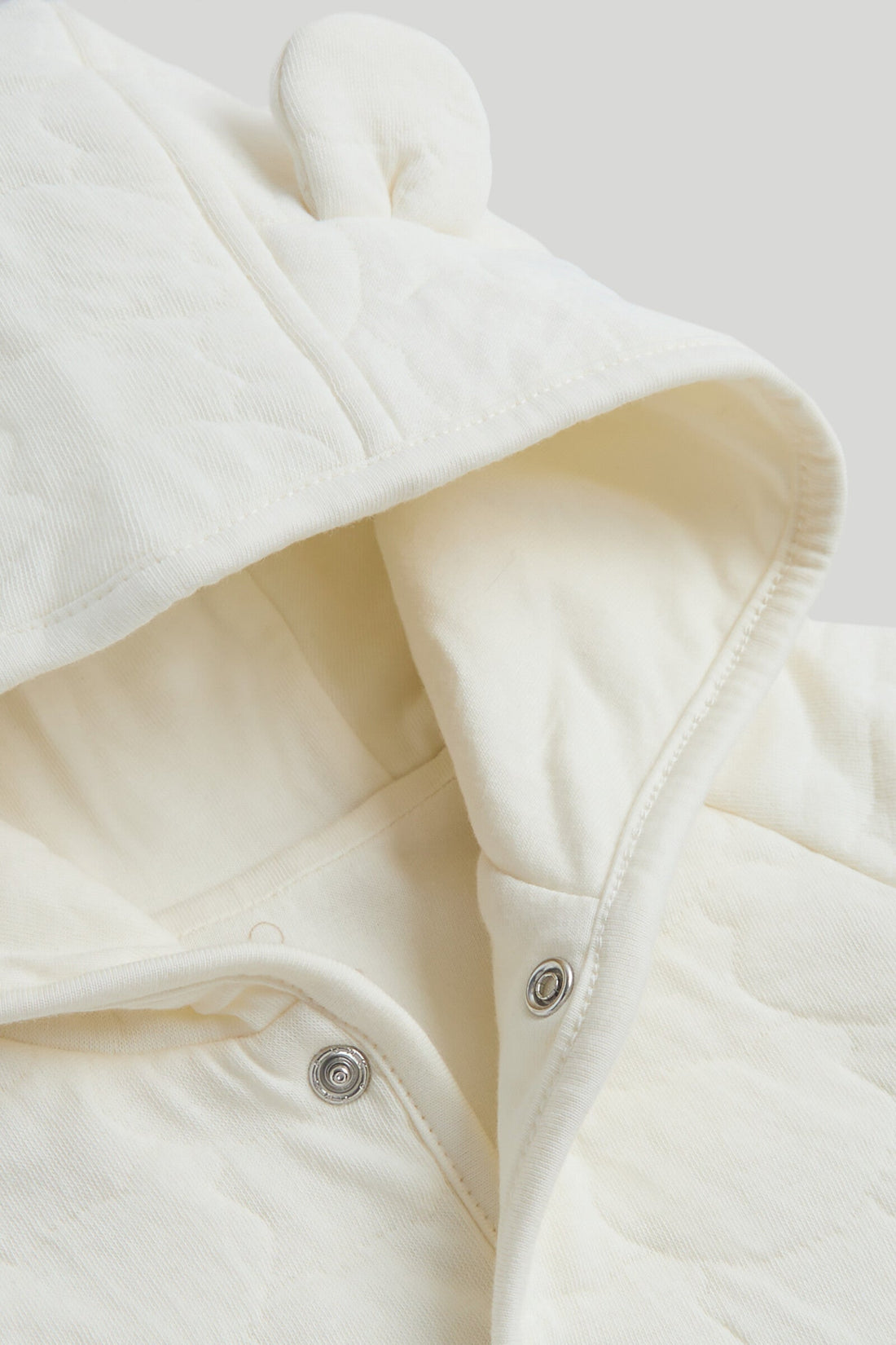 Cream Quilted Jacket