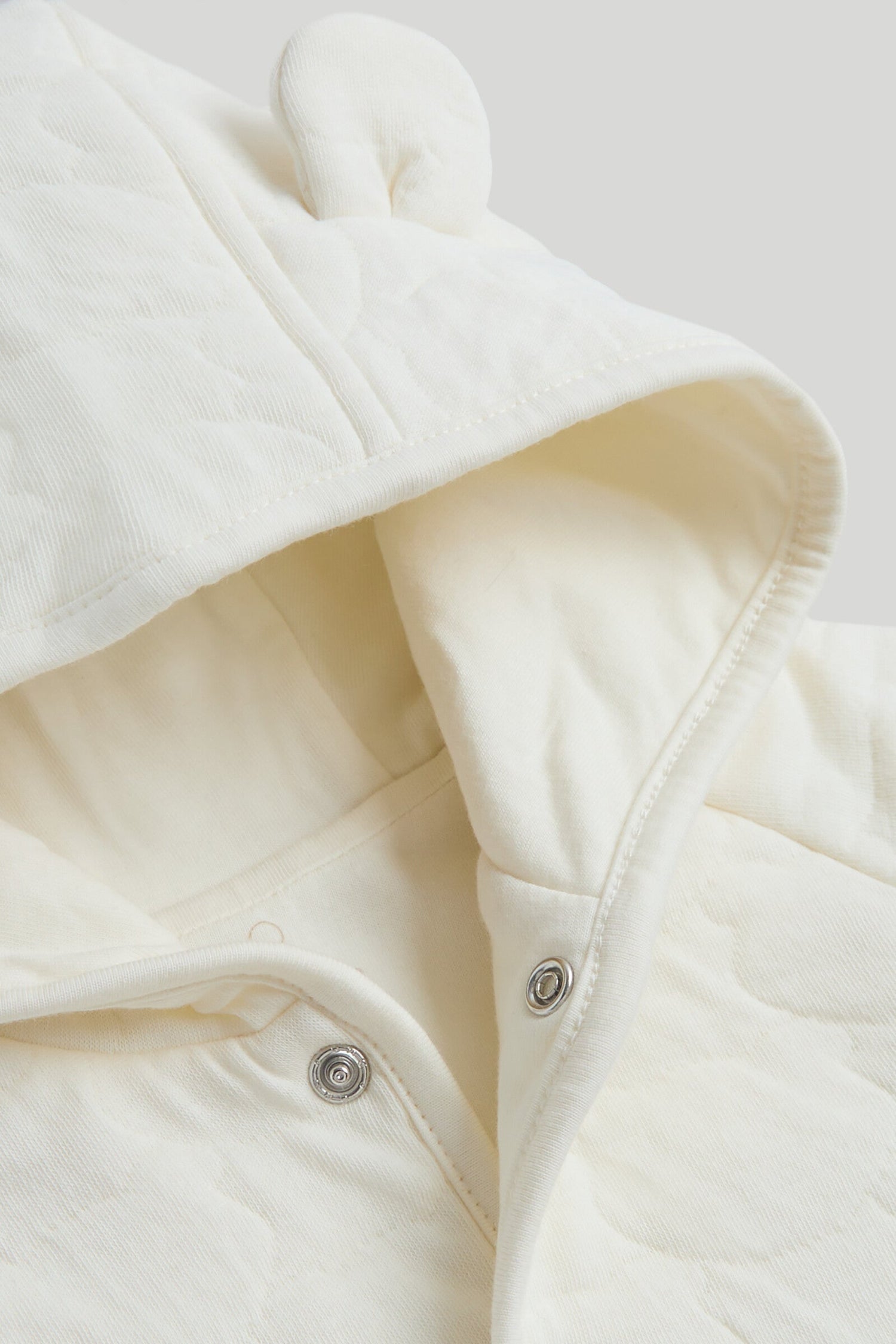Cream Quilted Jacket