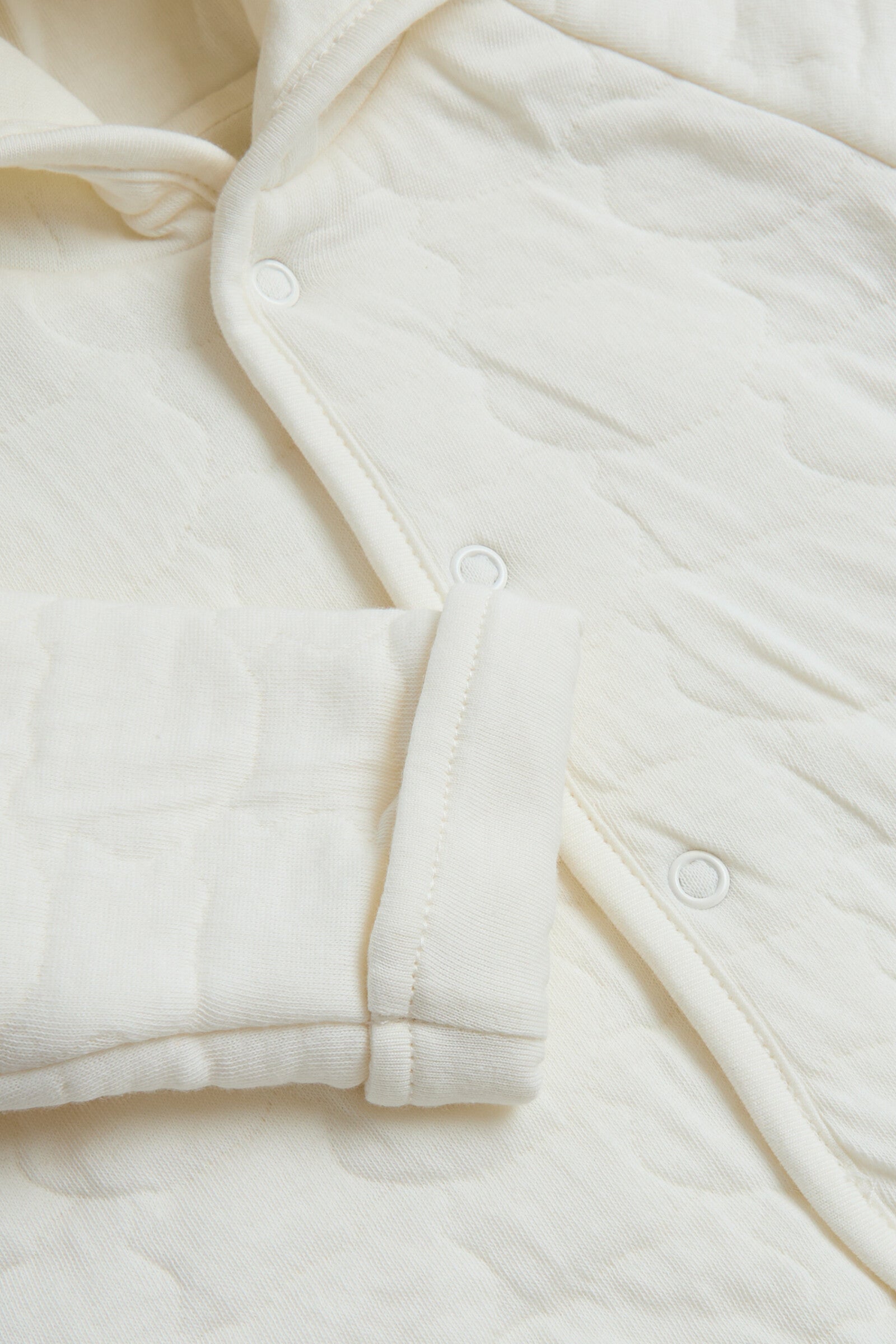 Cream Quilted Jacket