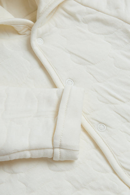 Cream Quilted Jacket