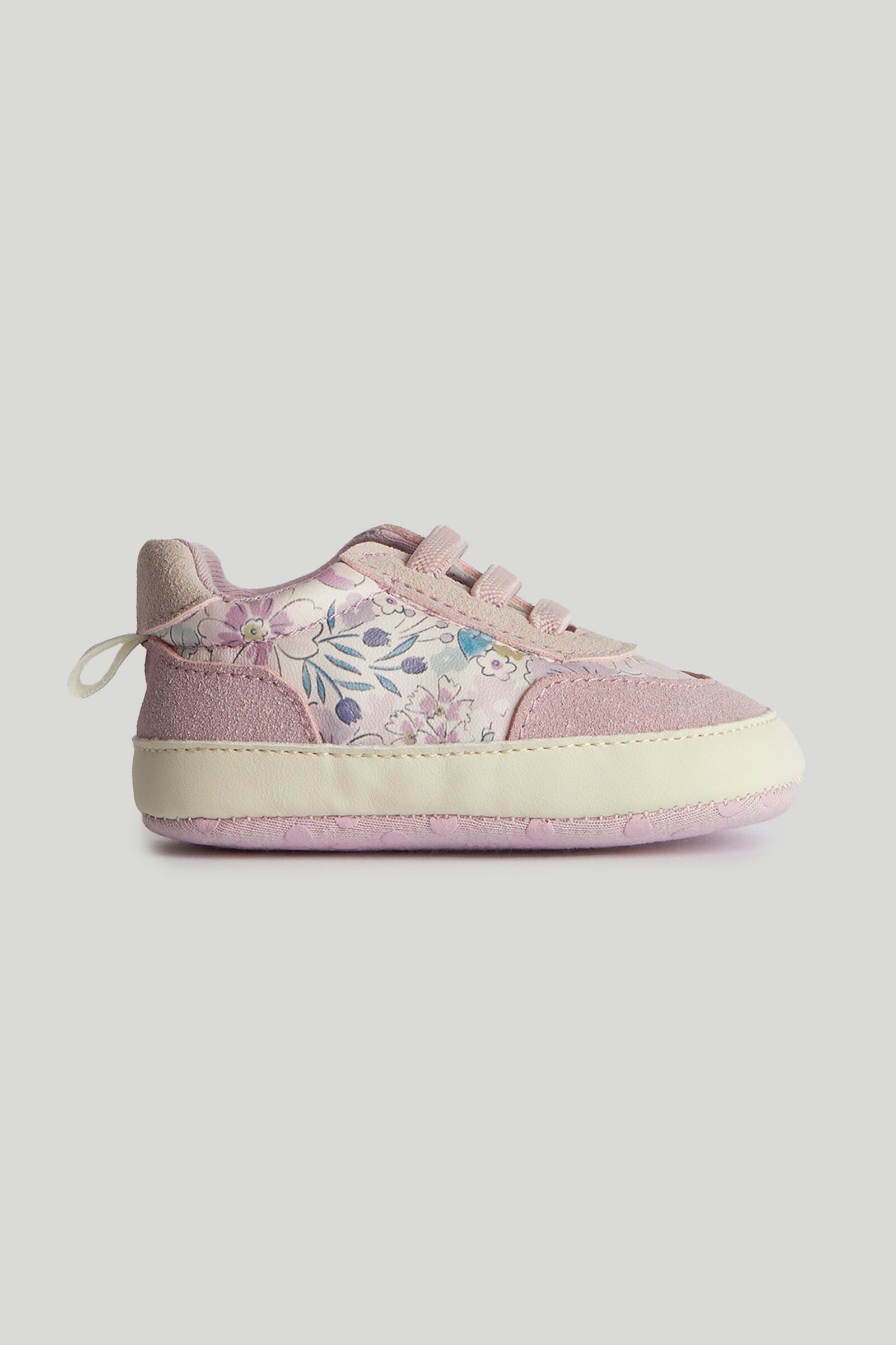 Pink Floral Pram Trainers - Pink / 12-18 Months