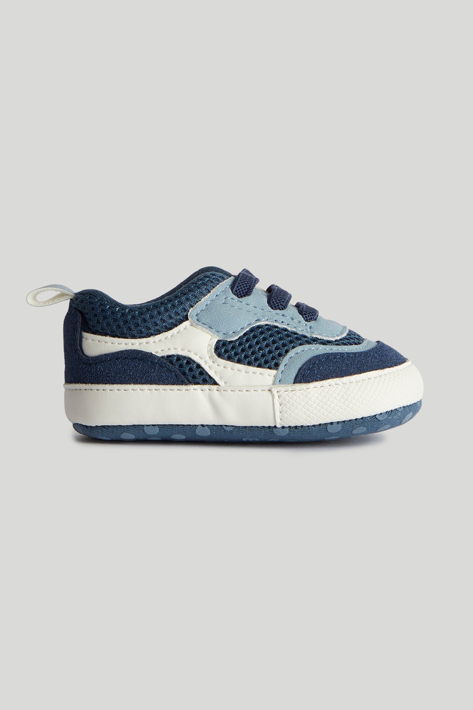 Navy Pram Trainers - Blue / 12-18 Months