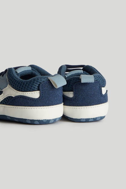Navy Pram Trainers