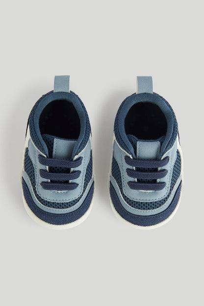 Navy Pram Trainers