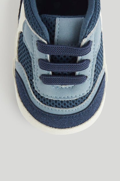 Navy Pram Trainers