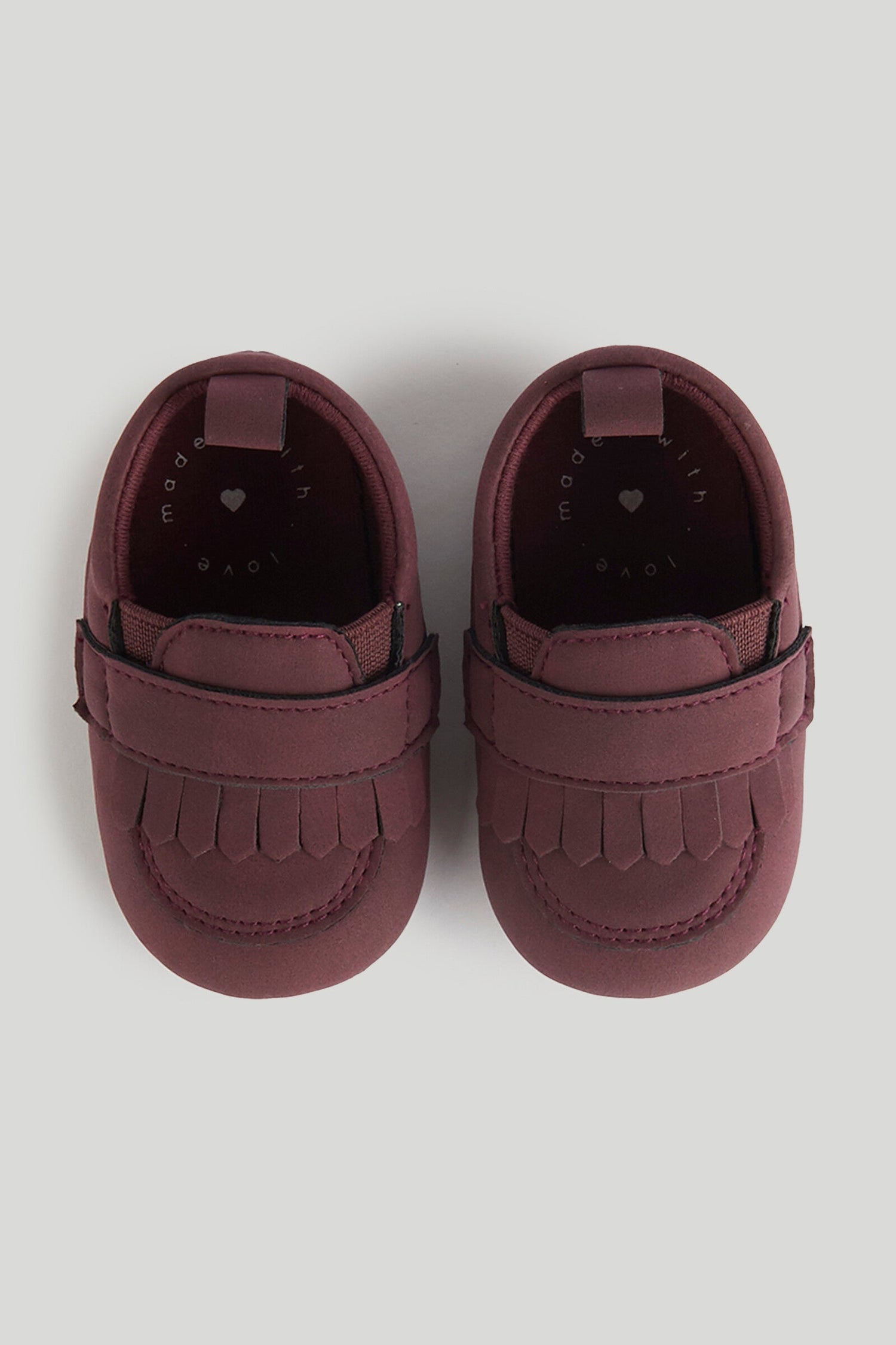 Burgundy Pram Shoes
