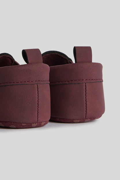 Burgundy Pram Shoes