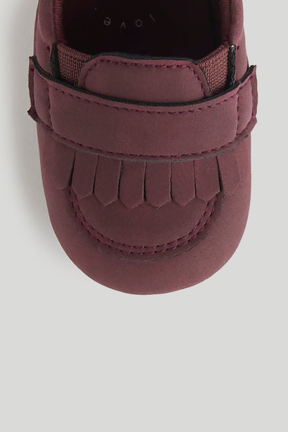 Burgundy Pram Shoes