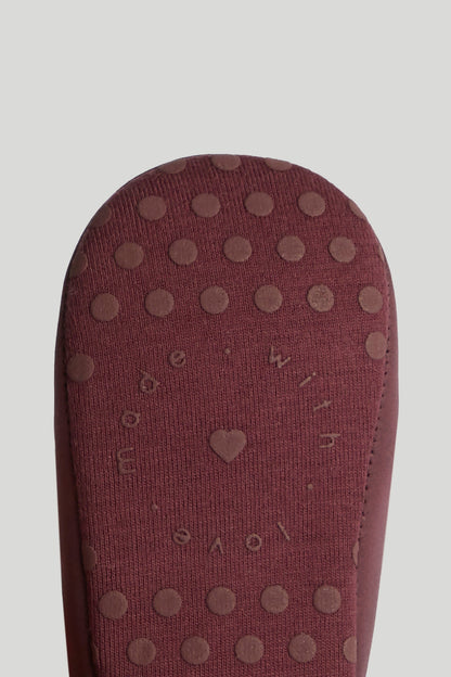 Burgundy Pram Shoes