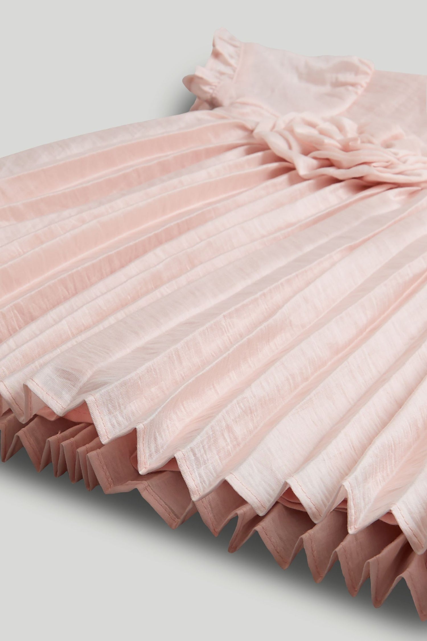 Pink Pleated Dress, Knickers and Headband Outfit