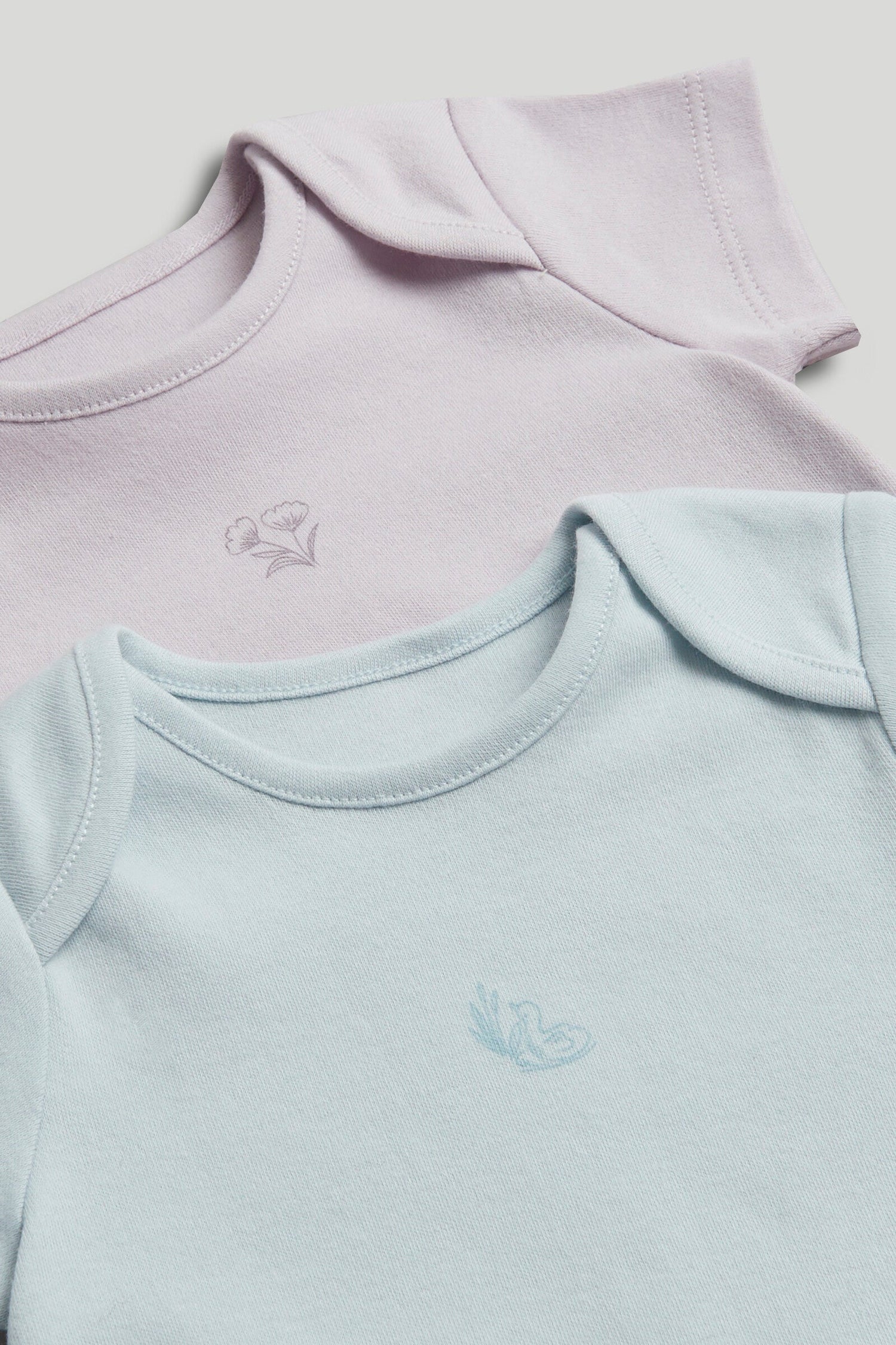 5 Pack Swan Short-Sleeved Bodysuits