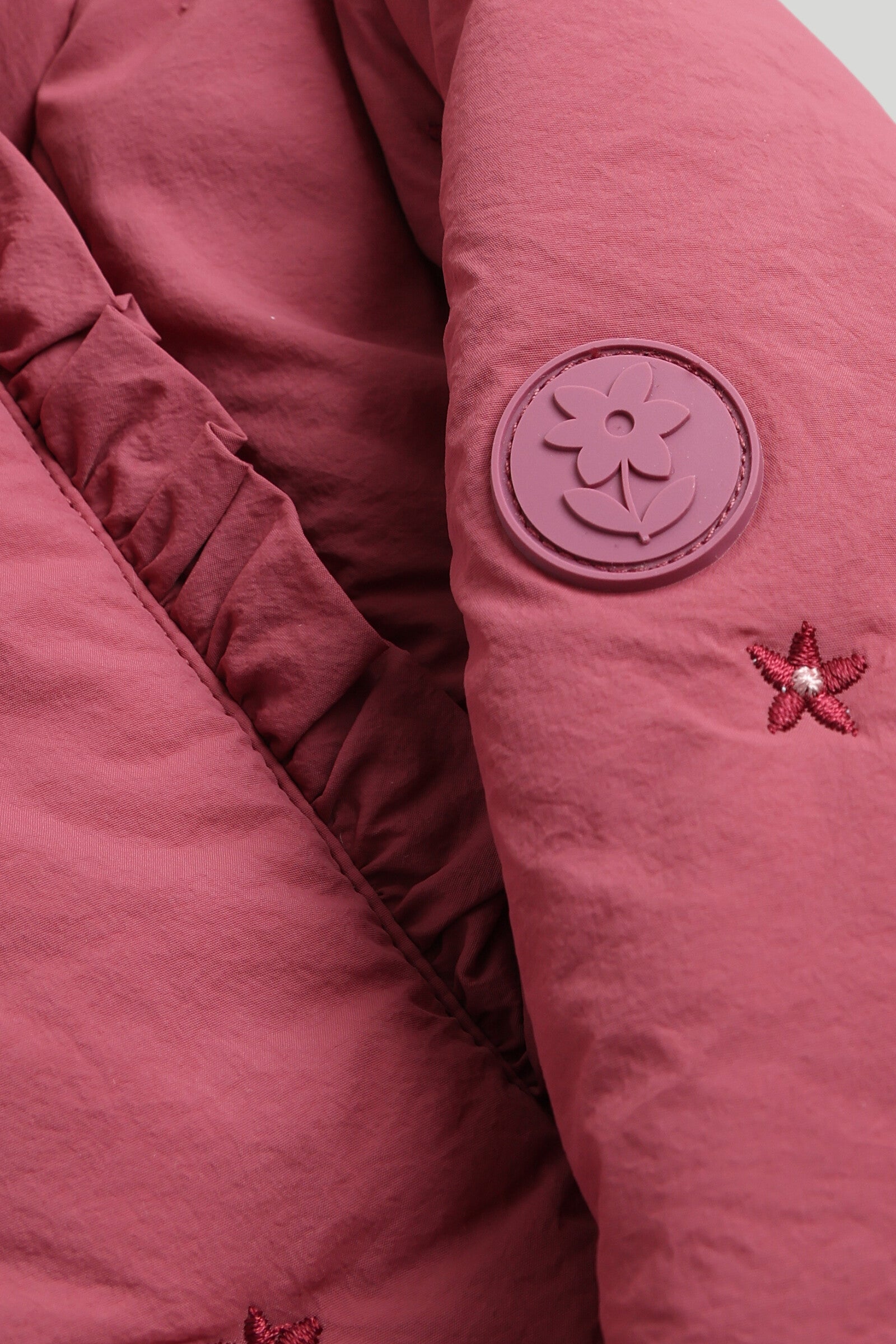 Rose Embroidered Snowsuit