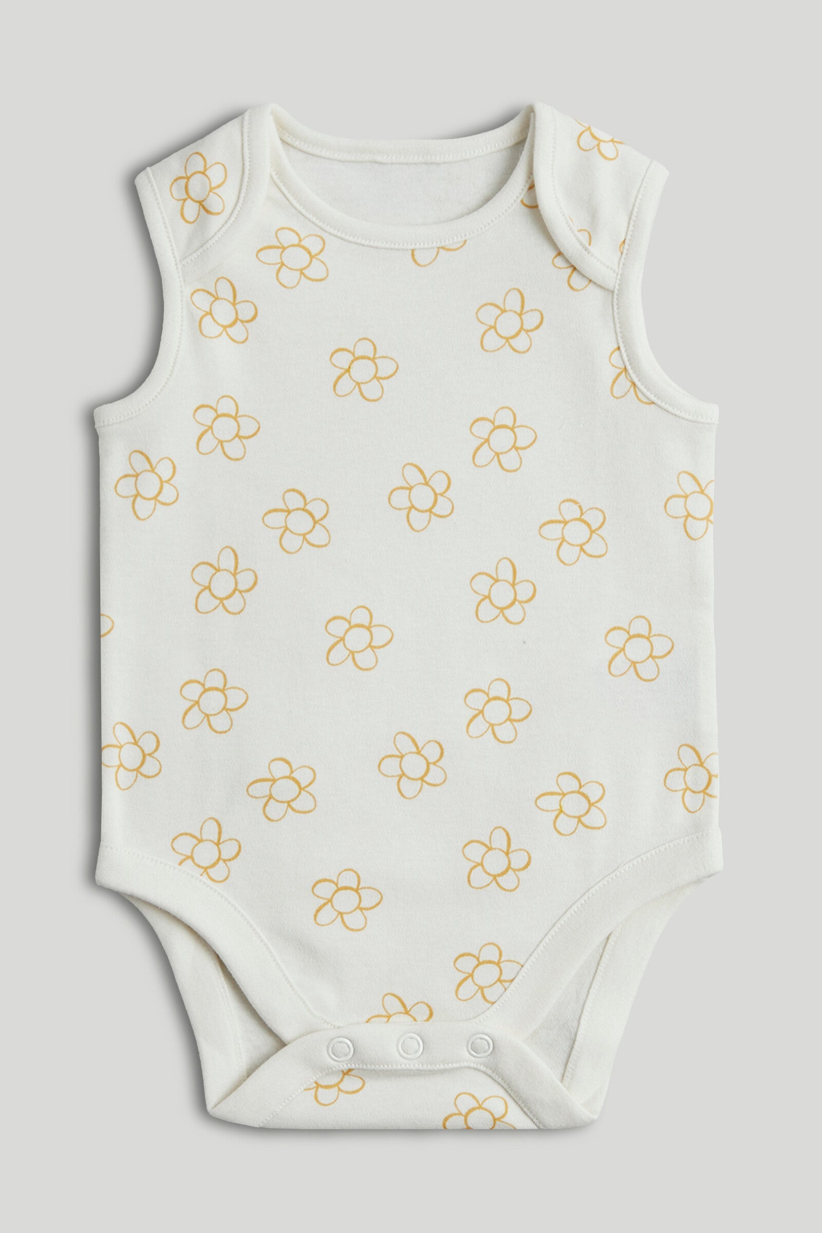 5 Pack Floral Animal Sleeveless Bodysuits