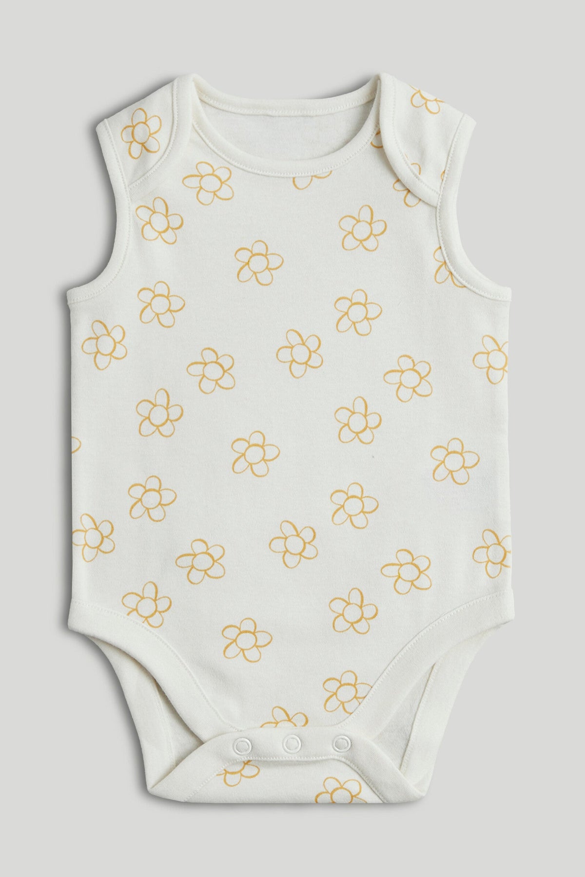 5 Pack Floral Animal Sleeveless Bodysuits