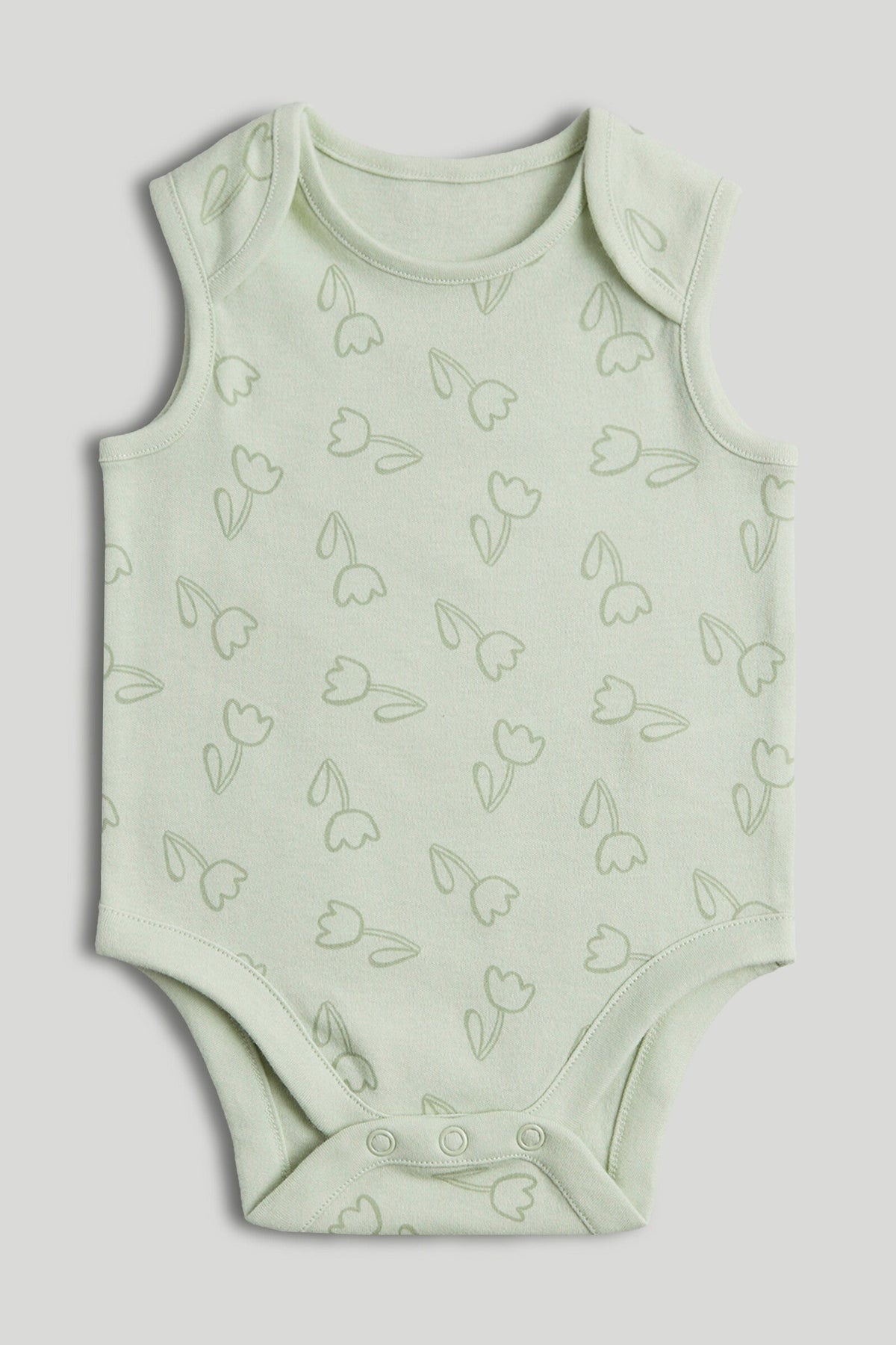 5 Pack Floral Animal Sleeveless Bodysuits