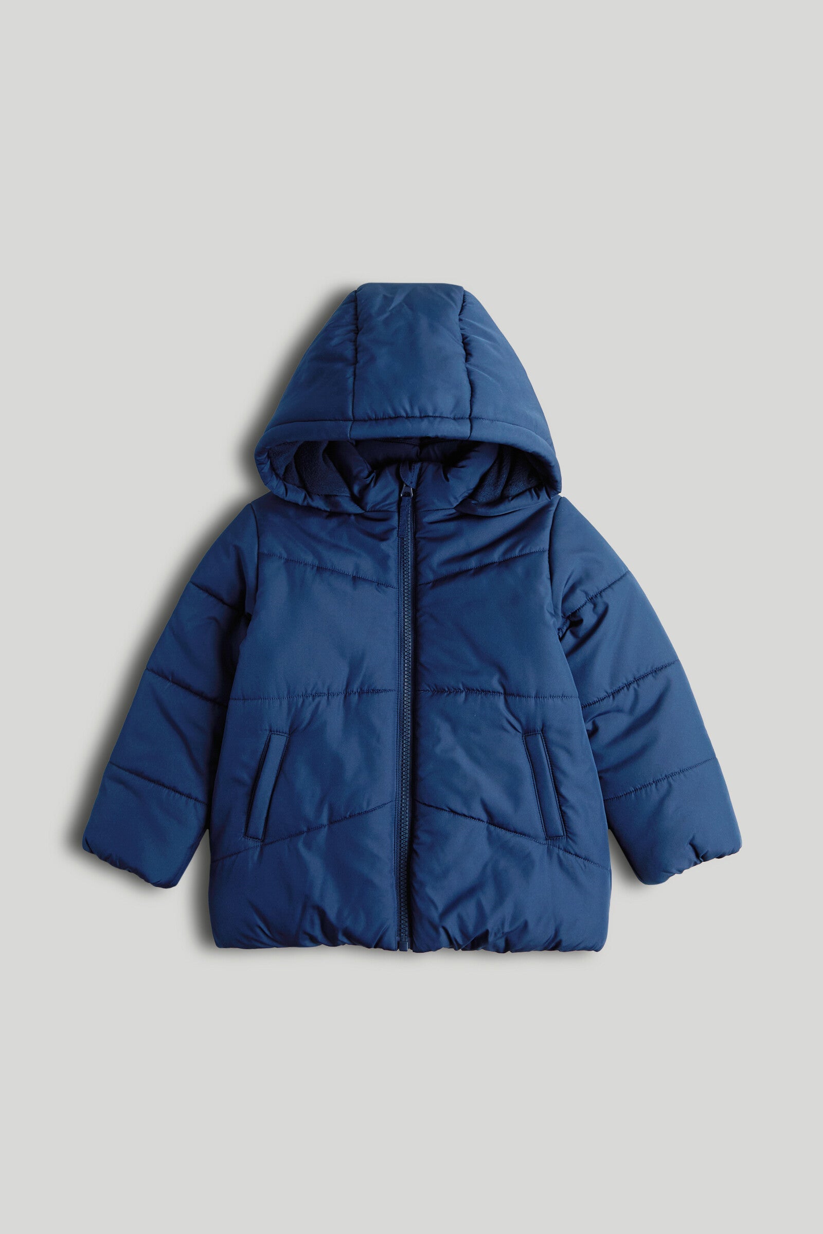 Navy Padded Coat - Blue / 9-10 Years