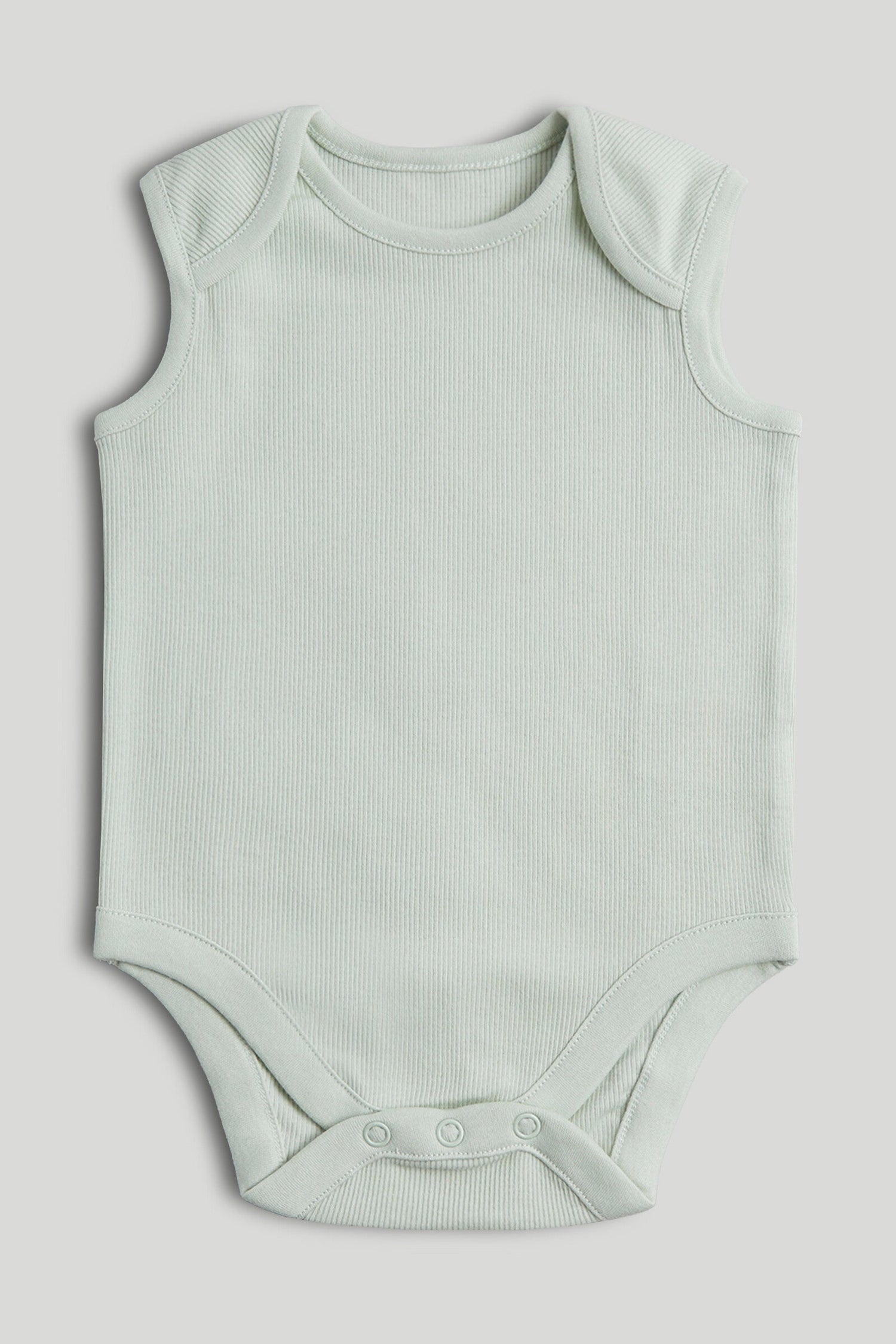 5 Pack Ribbed Sleeveless Bodysuits