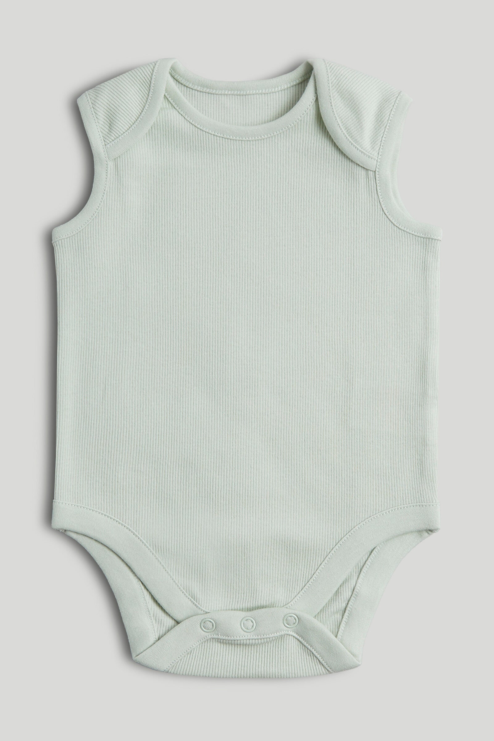 5 Pack Ribbed Sleeveless Bodysuits