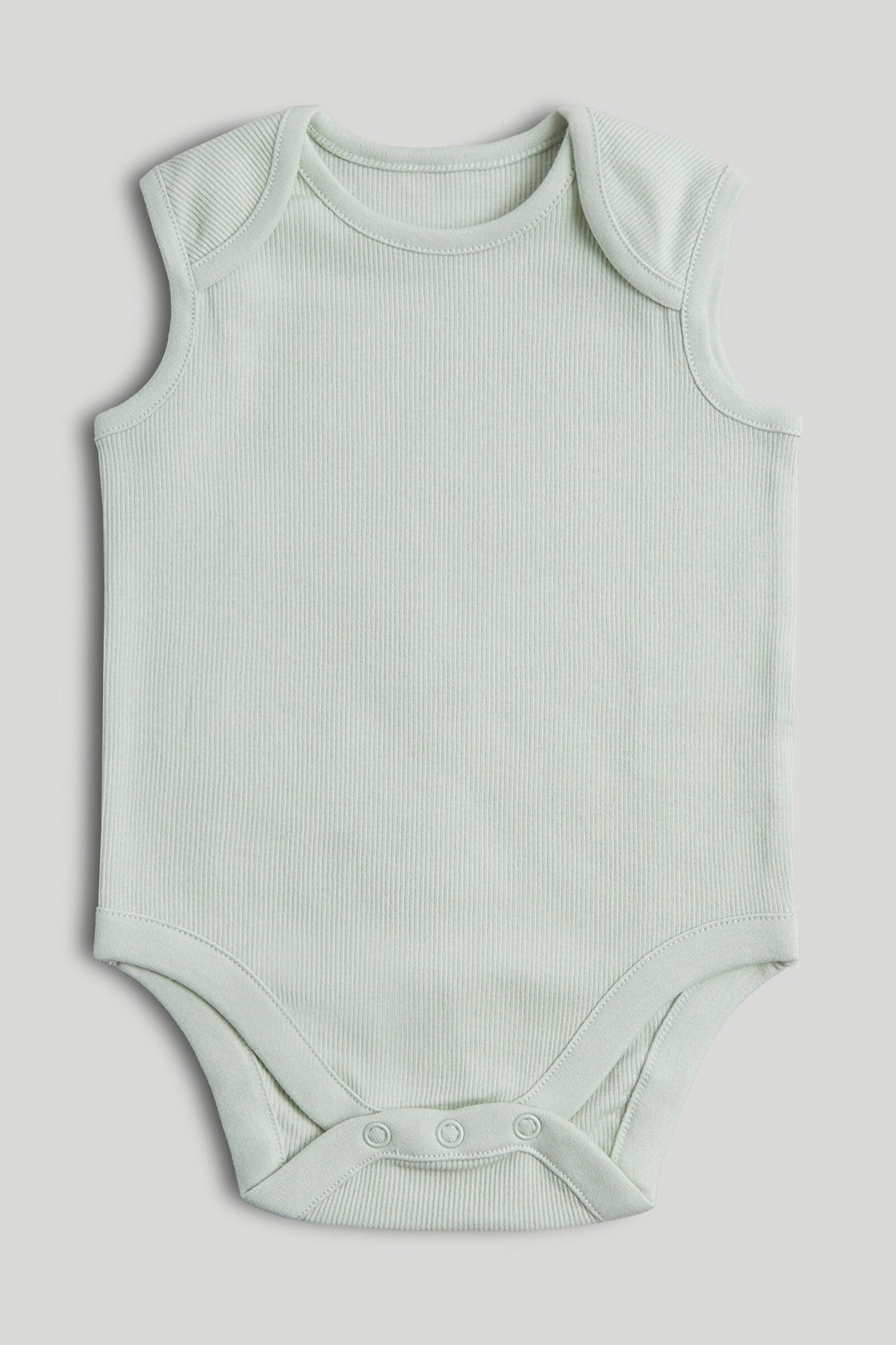 5 Pack Ribbed Sleeveless Bodysuits