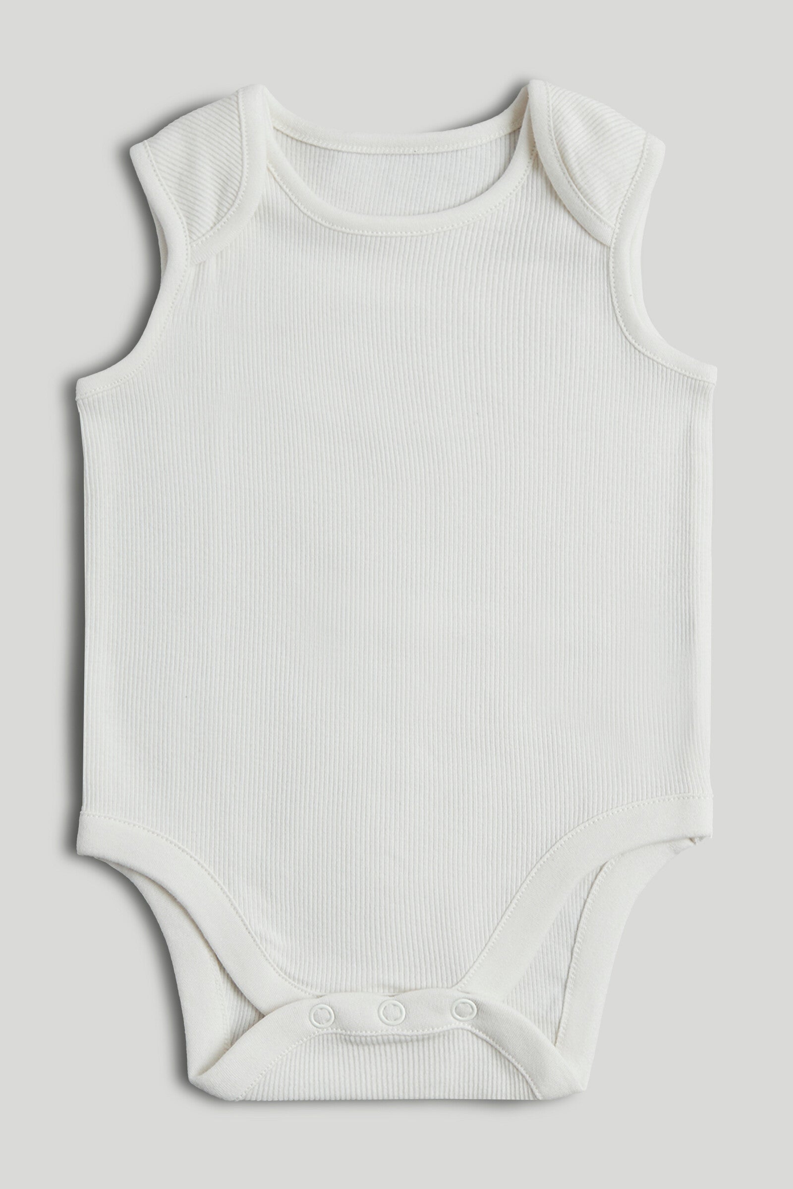 5 Pack Ribbed Sleeveless Bodysuits
