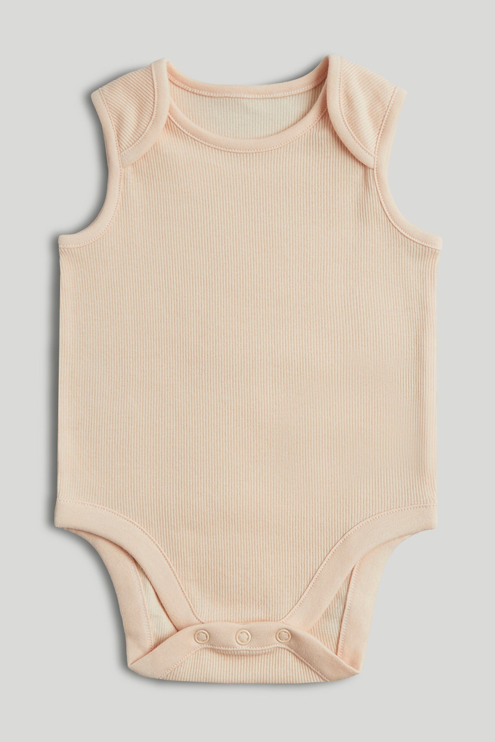 5 Pack Ribbed Sleeveless Bodysuits