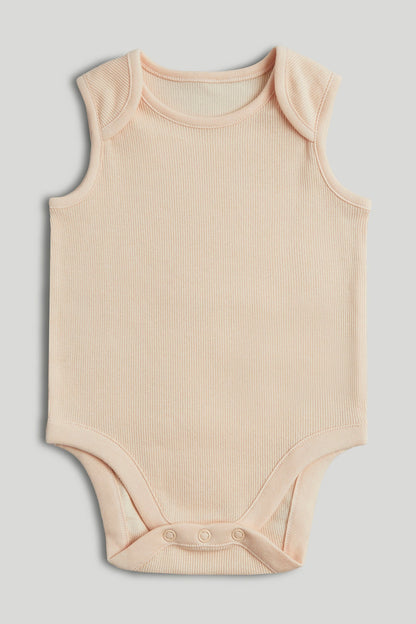 5 Pack Ribbed Sleeveless Bodysuits