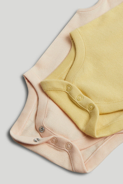 5 Pack Ribbed Sleeveless Bodysuits