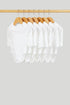 7 Pack White Long-Sleeved Bodysuits - White / Up to 1 Month