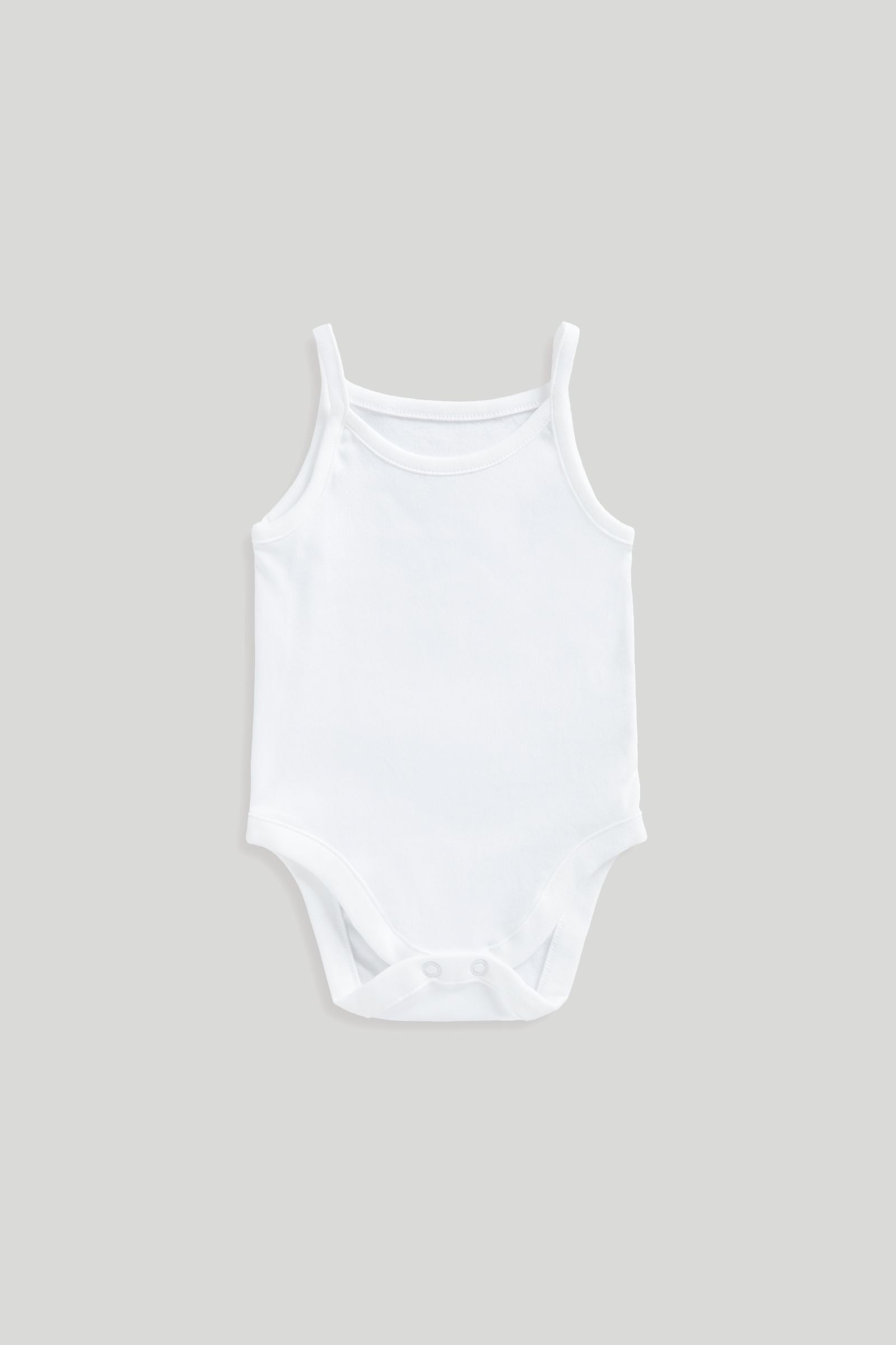 3 Pack White Camisole Bodysuits